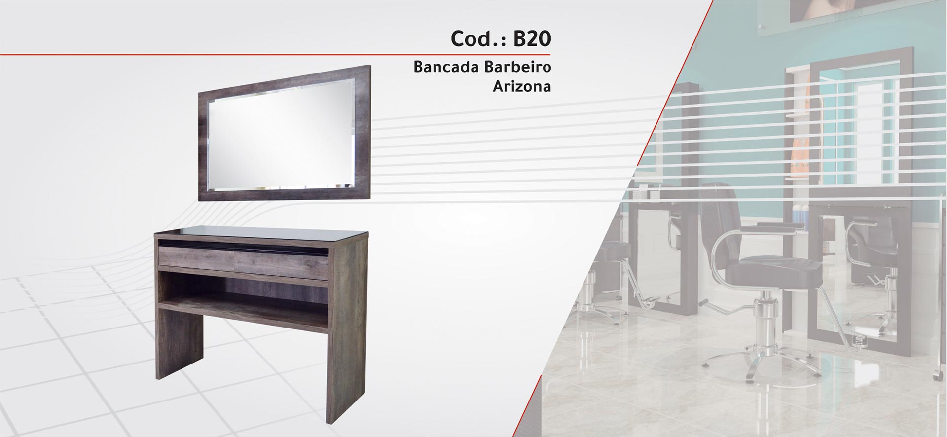 B20 - Bancada Barbeiro Arizona