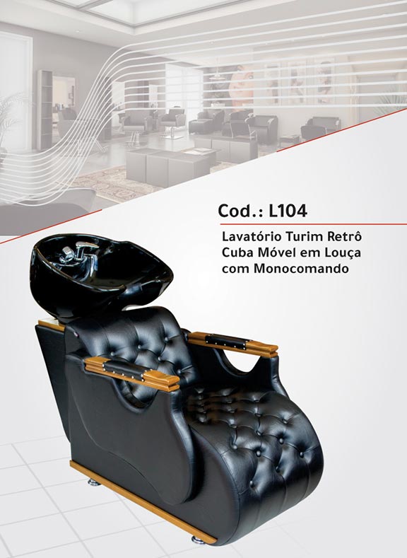 Lavatório Turim Retrô Cuba Móvel em Louça com Monocomando
